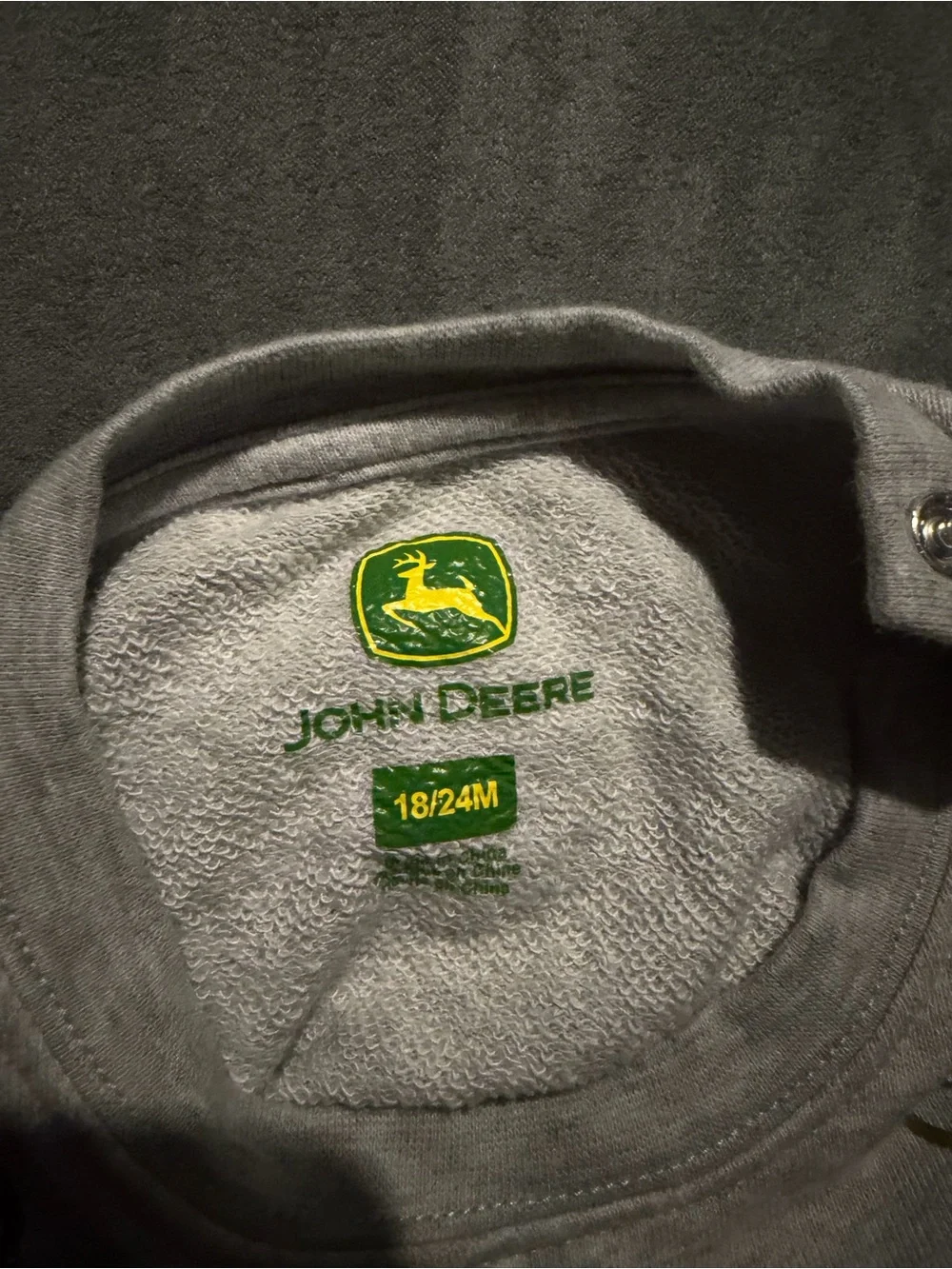 John Deere one piece 18 months